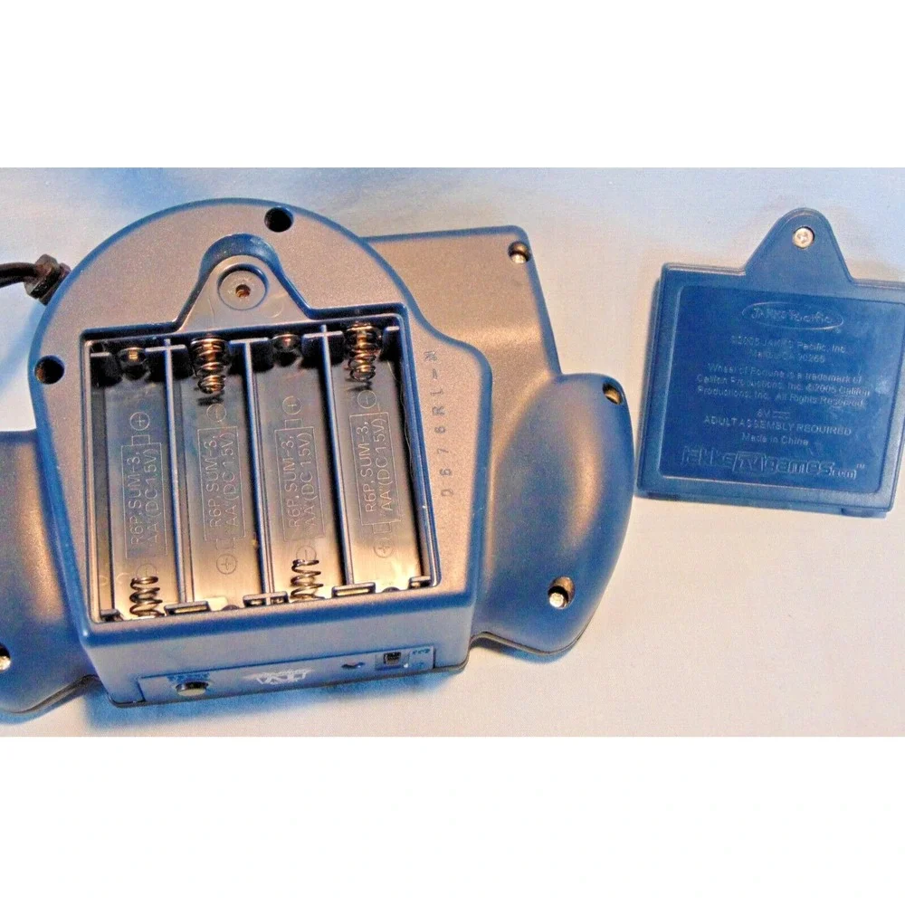 Wheel of Fortune TV Plug N Play Game Jakks Pacific Video Plug and Play (Tested)‎
